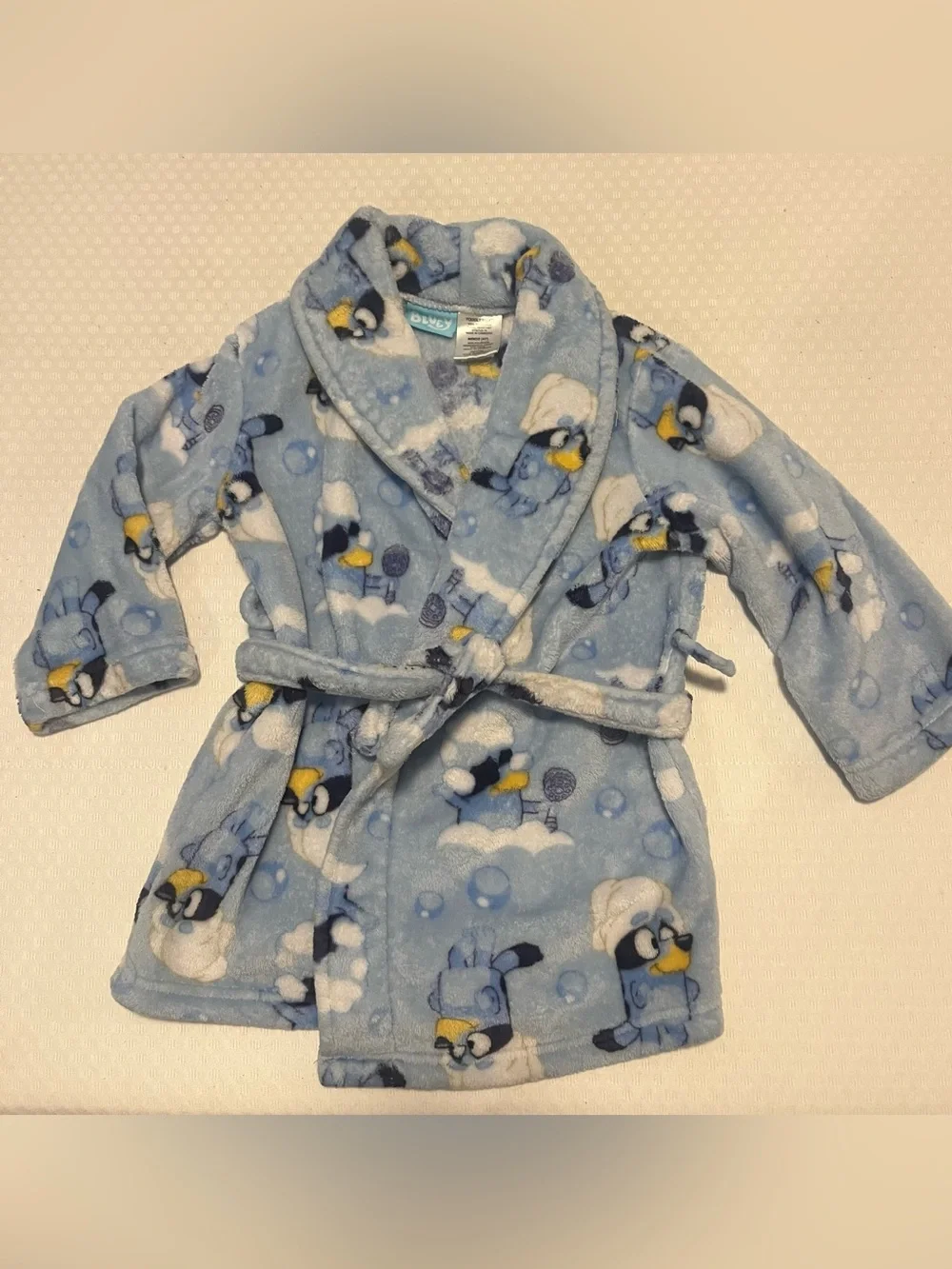 Kids Bluey Fleece Bathrobe